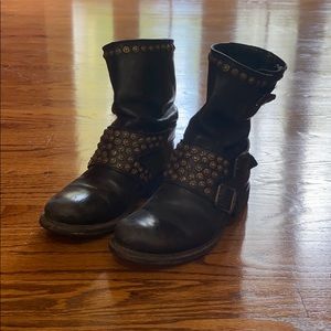 Frye Combat Boots